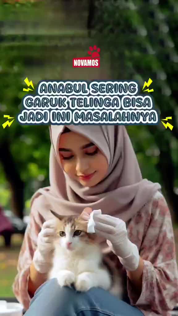 NOVAMOS Tisu Telinga Kucing dan Anjing  isi 150 pcs - Tisu Basah Pembersih Noda Kotoran Telinga Kuping Hewan Pet Eye Wipes