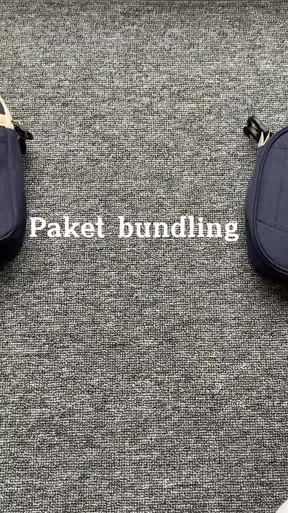 PUSHOP PAKET BUNDLING HEMAT PSHP70K-01 - Paket Tas Pria Wanita 70k Dapat 3pcs Tas Slingbag Cowok Cewek Kasual Polos Canvas Selempang