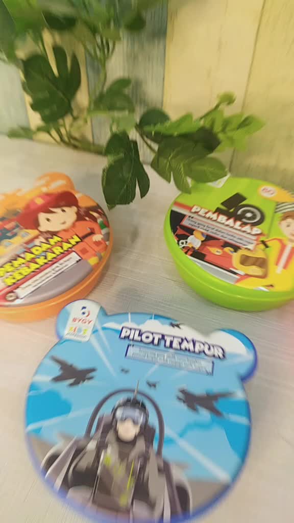 Set 12 Pcs Lunch Box Gambar Tempat Makan Souvenir Ulang Tahun - Baby Panda