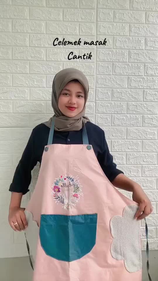 AVELINE Apron Celemek Masak Celemek Anti Air / Apron Celemek Waterproof Celemek Masak kain / Celemek masak murah