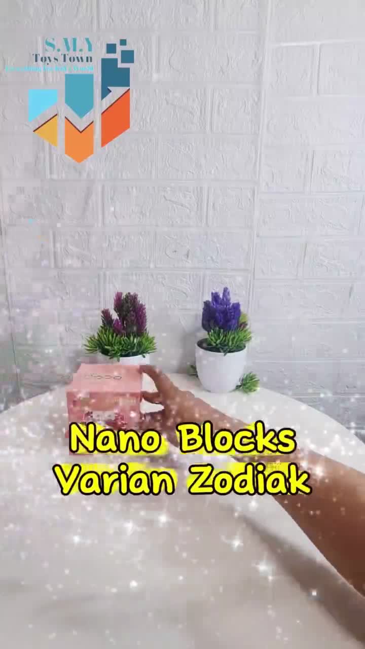 SMY Toystown Nano Block 12 Zodiak Series Mainan Anak Bricks Education Toys Balok Susun Puzzle Animasi 3D DIY Bahan ABS Aman Ramah Lingkungan Cocok Sebagai Kado untuk Anak dan Kolega