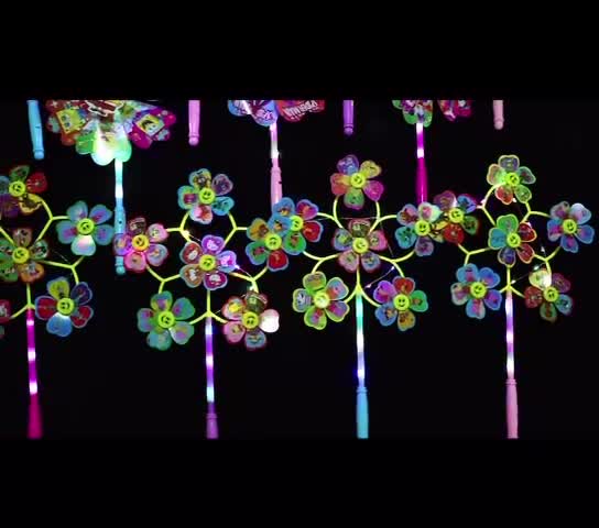 MAINAN KINCIR ANGIN LED RAINBOW DIY