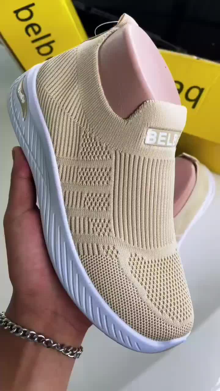 PROMO belbe rajut import original Terbaru Non TALI / Slip On Sneakers