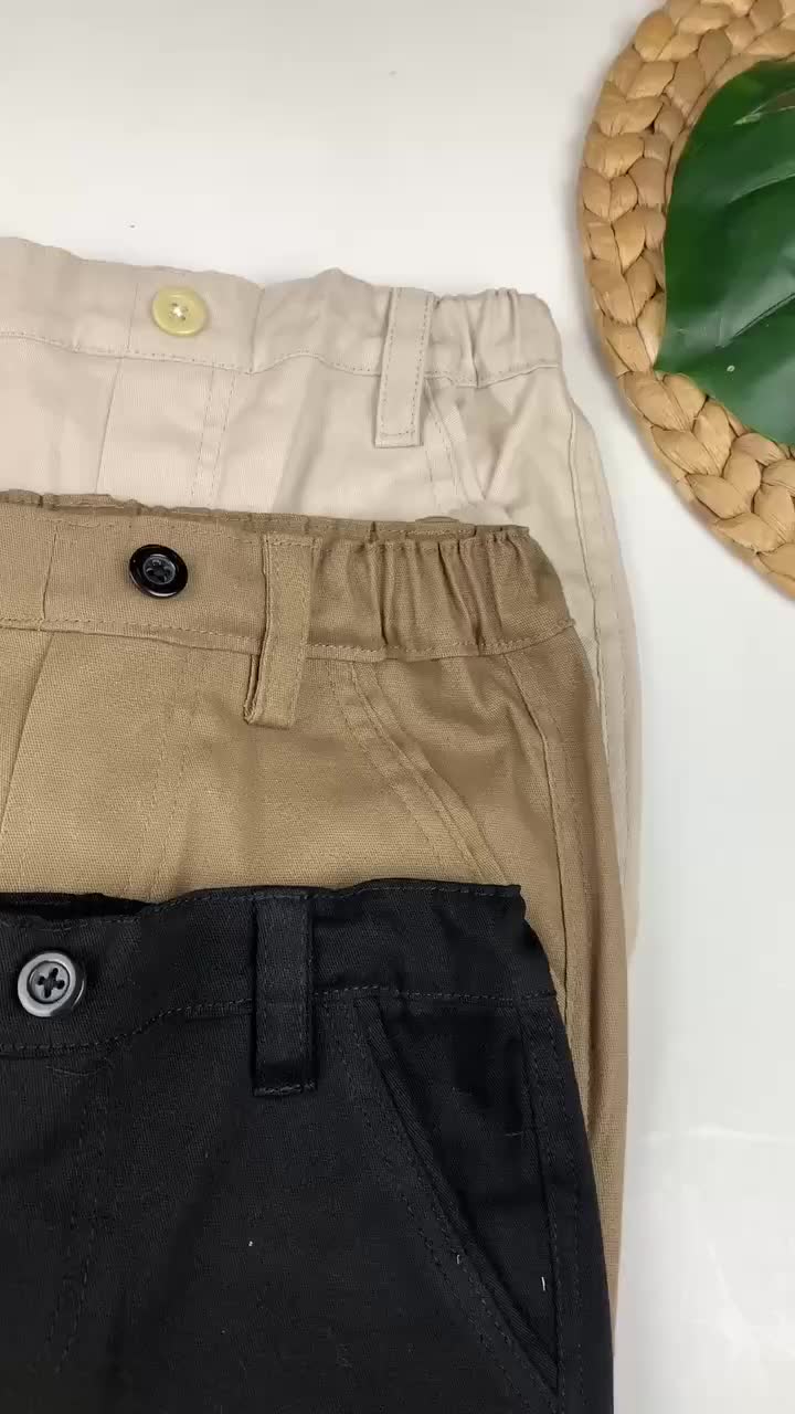 Bronkis Junior Celana Pendek Anak Laki Chino Bahan Katun Stretch Polos Kids Fashion