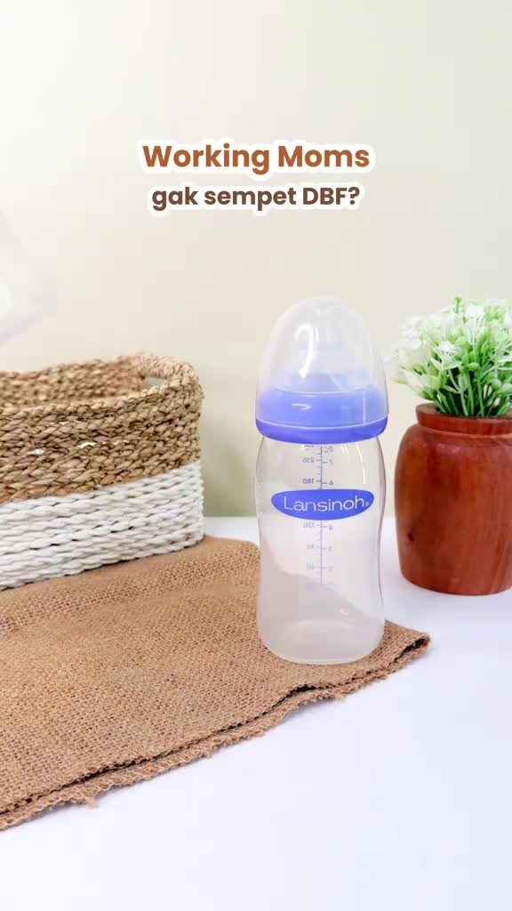 LANSINOH Feeding Bottle With NaturalWave Teat GB 160ml