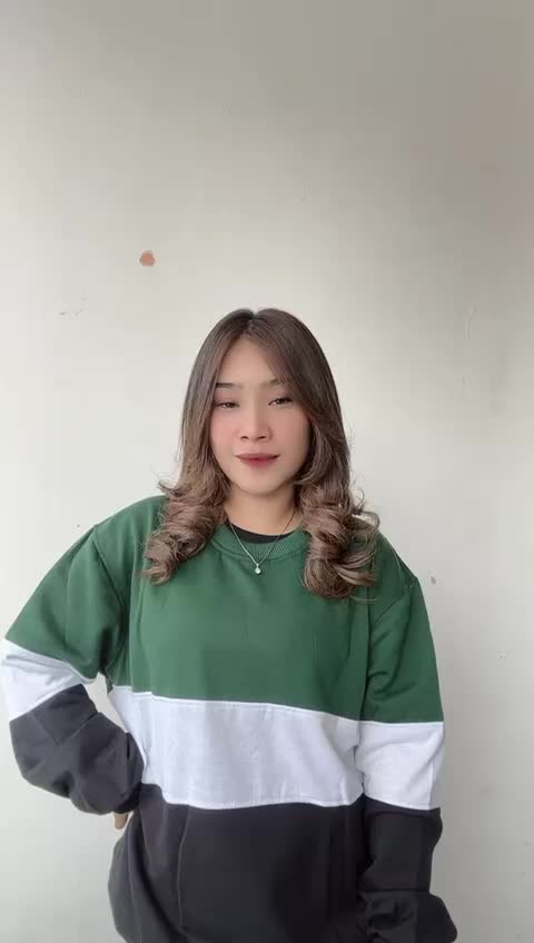 PLATINUM WOLRD Sweatshirt Crewneck Kombinasi Polos l Jaket Sweater Kombinasi Basic Authentic Quality