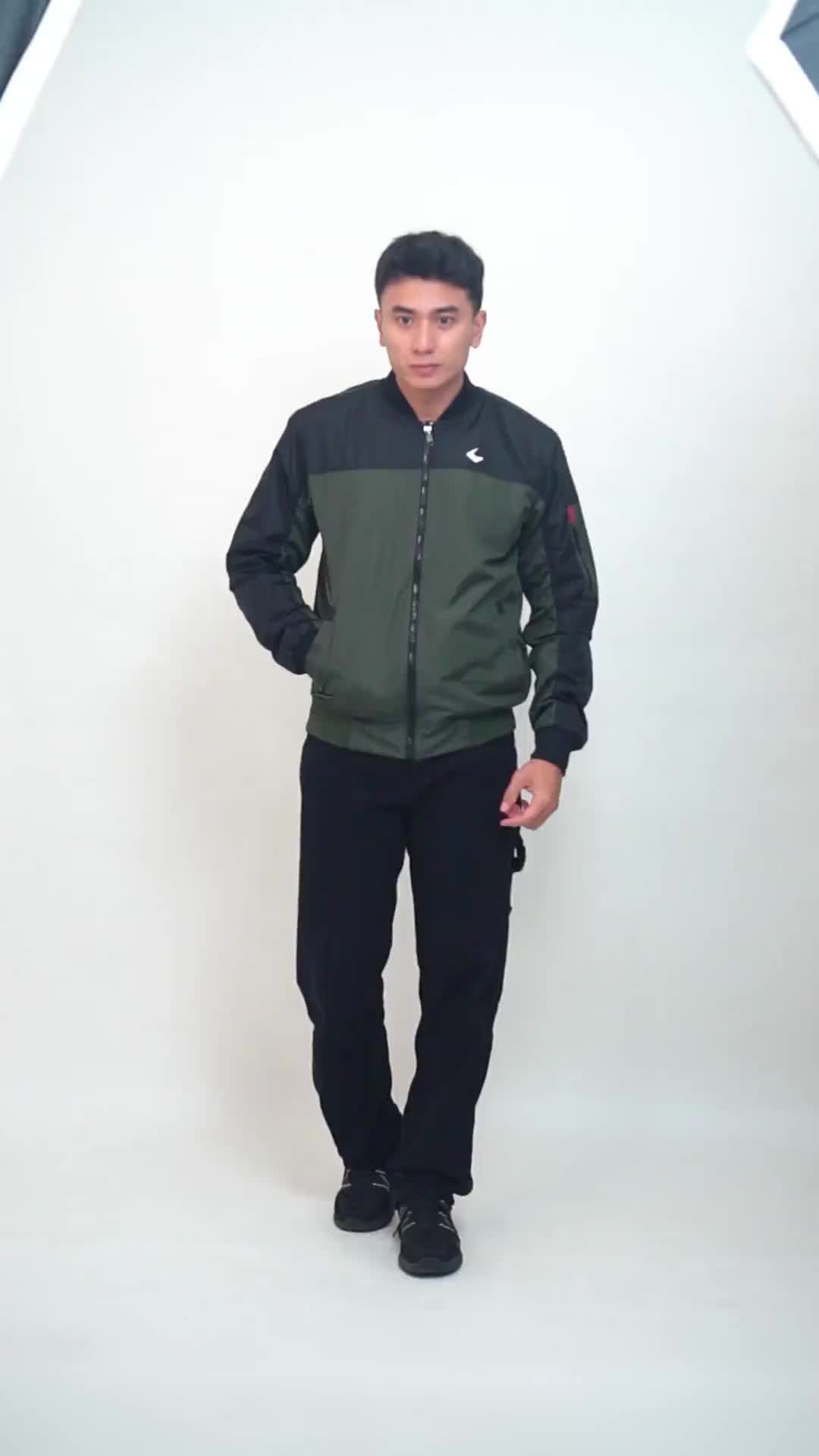RESPIRO MACNO V2 | Jaket Bomber Light Motor Pria Wanita Harian Polyester Windproof