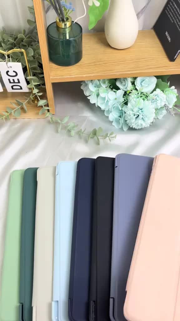 Casing Silikon Compatible ForHua wei Matepad 10.4 Matepad 11 10.4 T10 T10s MATTEPAD SE 11 Smart TriFold Case Magnetic Autolock Black Blue Cases