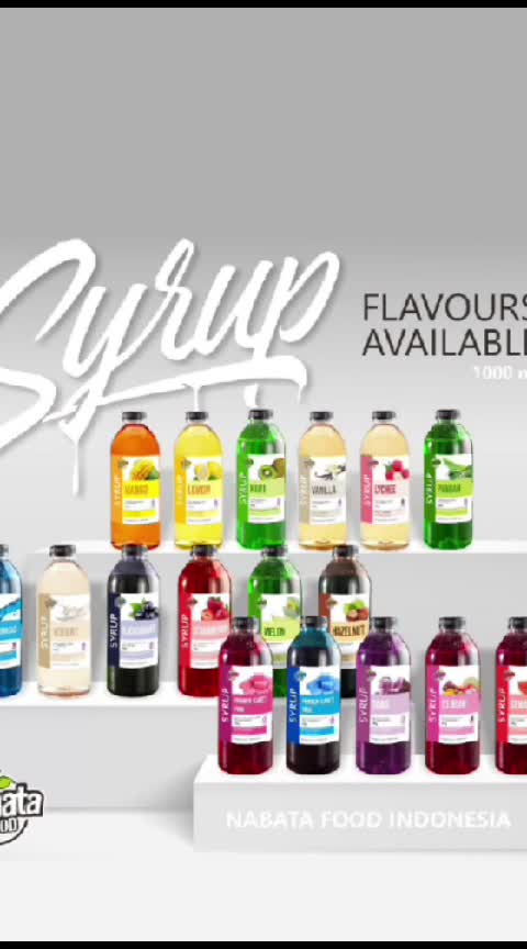 Sirup Vanilla Nabata Food 1 Liter | Vanilla Syrup 1000ml