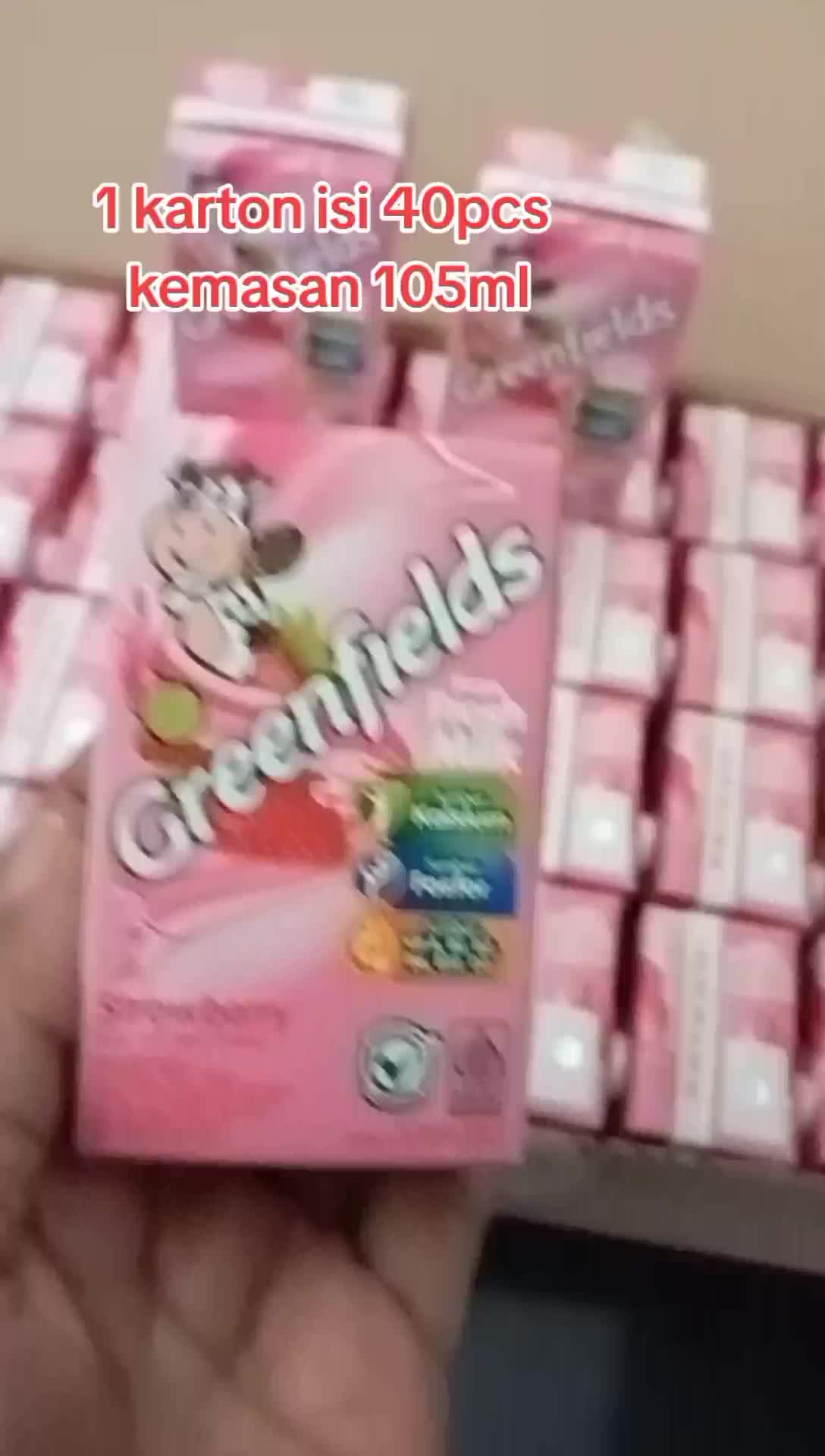 Susu greenfields UHT 105ml ecer satuan