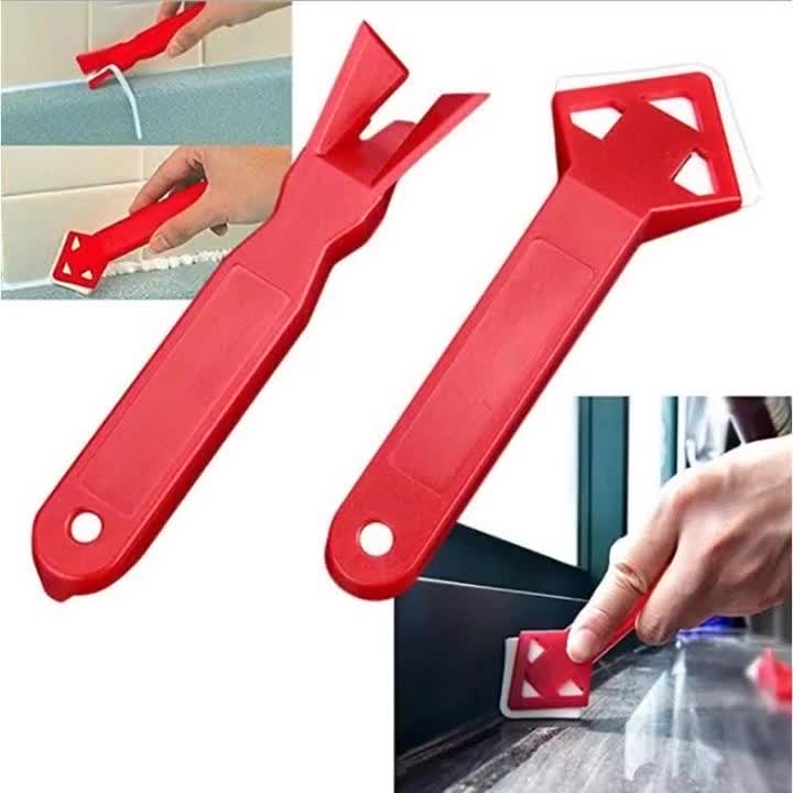 Alat Pembersih Perapi Lem Silikon Sealant Tool Scrap 2 Pcs