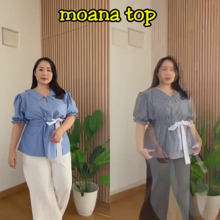 MOANA TOP BAJU ATASAN WANITA BIGSIZE JUMBO BESAR OVERSIZED MURAH