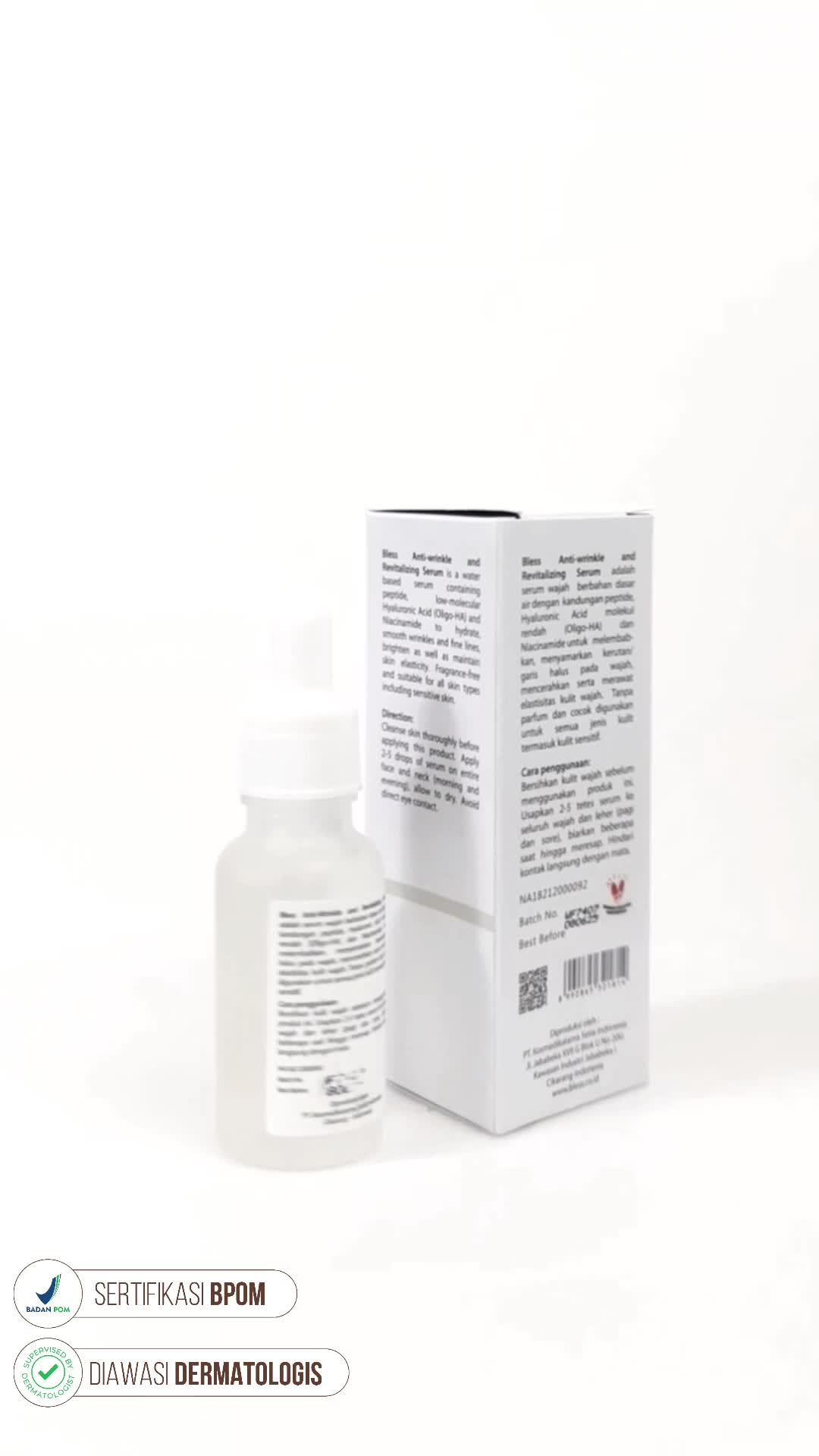 Bless Anti-Wrinkle & Revitalizing Serum 20ml | Serum Anti Aging