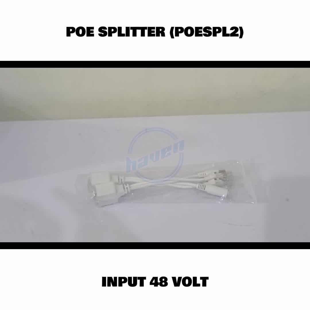KABEL POE INJECTOR & POE SPLITTER (SET) / KABEL POE SET