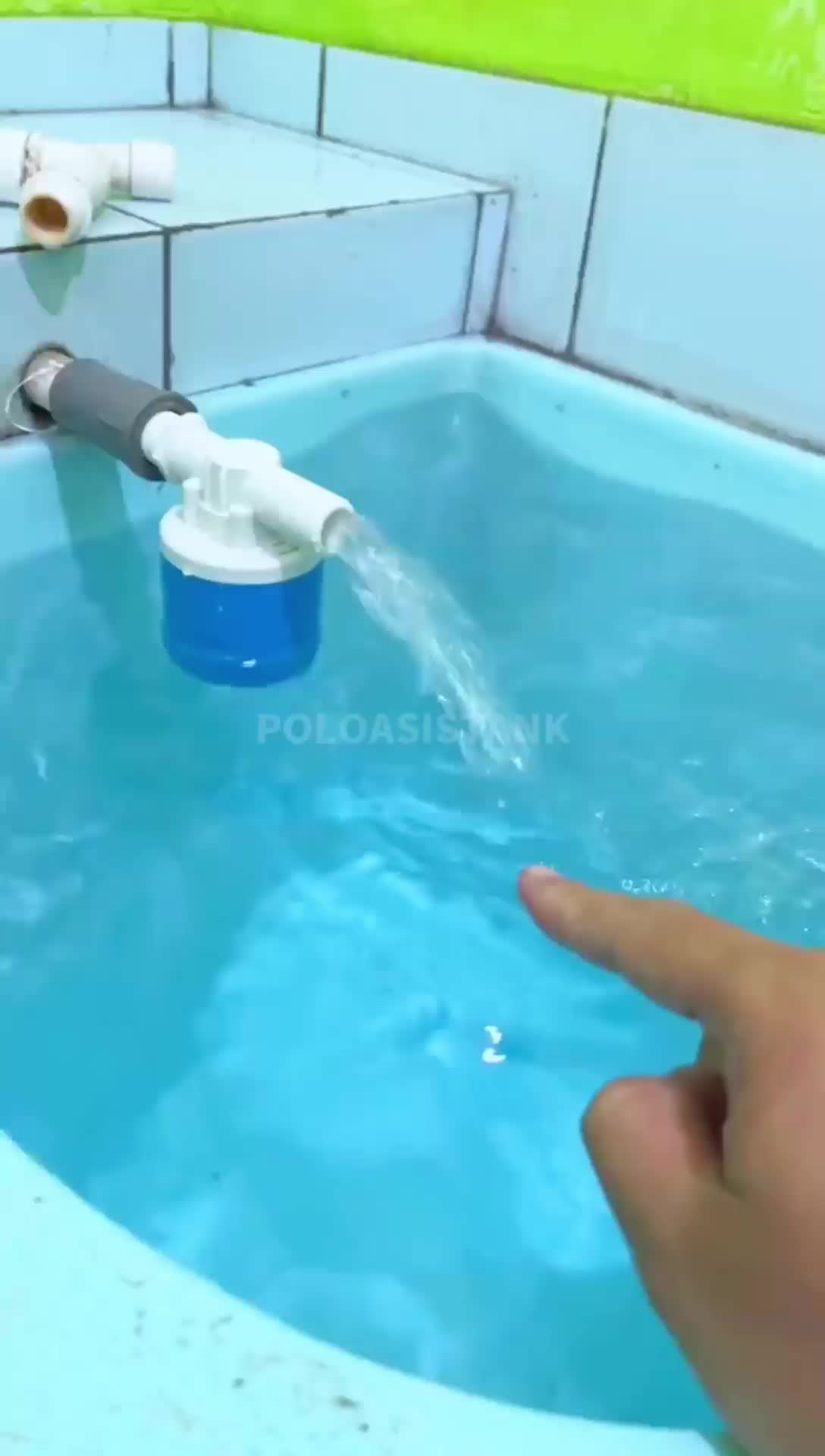 Pelampung Otomatis 3/4 bak mandi ember 3/4 Tegak Datar Sensor Kran Keran Air Pelampung Tangki Toren Tandon Air