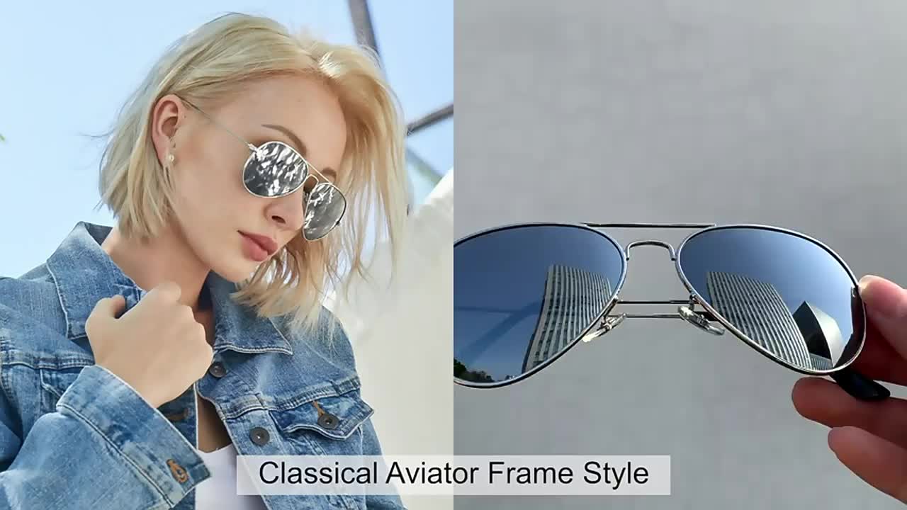 Kacamata Hitam Gaya Retro Frame Logam Lensa TAC Tahan Sinar UV Frame Eyewear Sunglasses Vintage Uniseks Aksesori Fashion