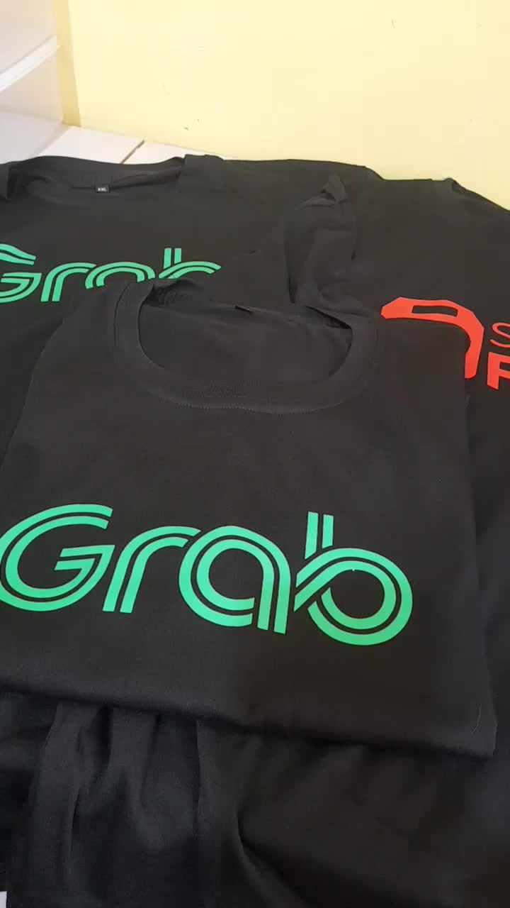 KAOS OJOL OJEK ONLINE GOJEK GRAB MAXIM INDRIVE SFOOD LALAMOVE DESAIN DEPAN Sablon Keren Pria