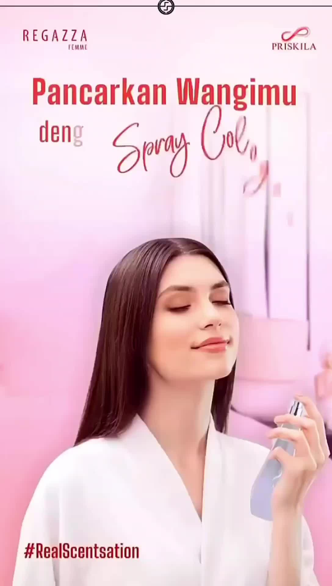 Regazza parfume 100 ml viral biru pink merah putih hijau ungu Perfume Kosmetik Wanita Wangi