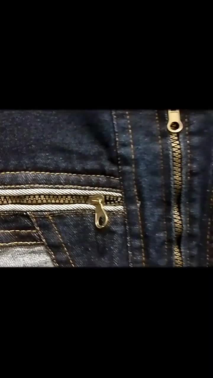 Jaket Jeans Resleting Ziper Biowosh Ready Ukuran M L XL Denim Tebal Cowok Distro
