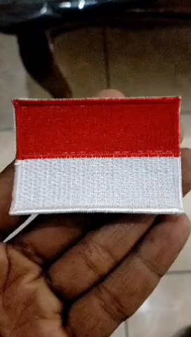 Badge Logo Bordir Bendera Merah Putih Dan K3 Safety First Proyek Kontruksi Bangunan Teknik Sipil Arsitek Emblem Seragam Kerja Wearpack Bengkel