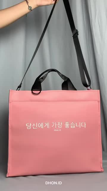 Dhon id Tas tetebag Arthur  pink dark blue keren