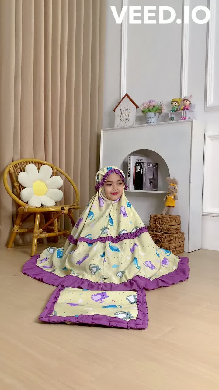 Mukena Anak Tas Sajadah 2in1 MUKENA motif karakter