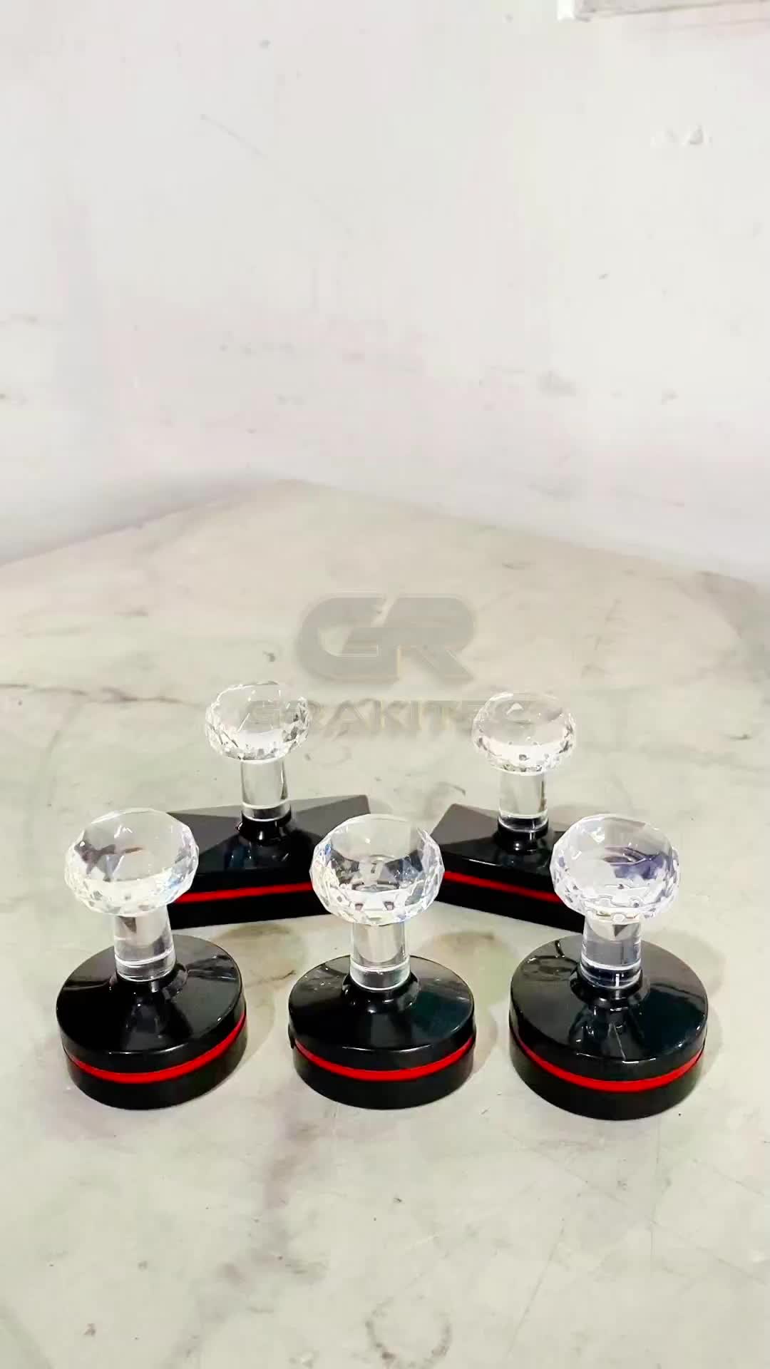 Gagang Stempel Flash Akrelik HB + Karet GRAKITEC