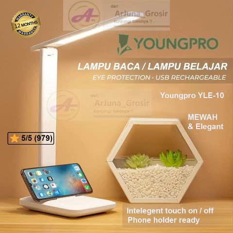 LAMPU BACA LAMPU TIDUR LAMPU BELAJAR LAMPU MEJA YOUNGPRO GARANSI DISKON
