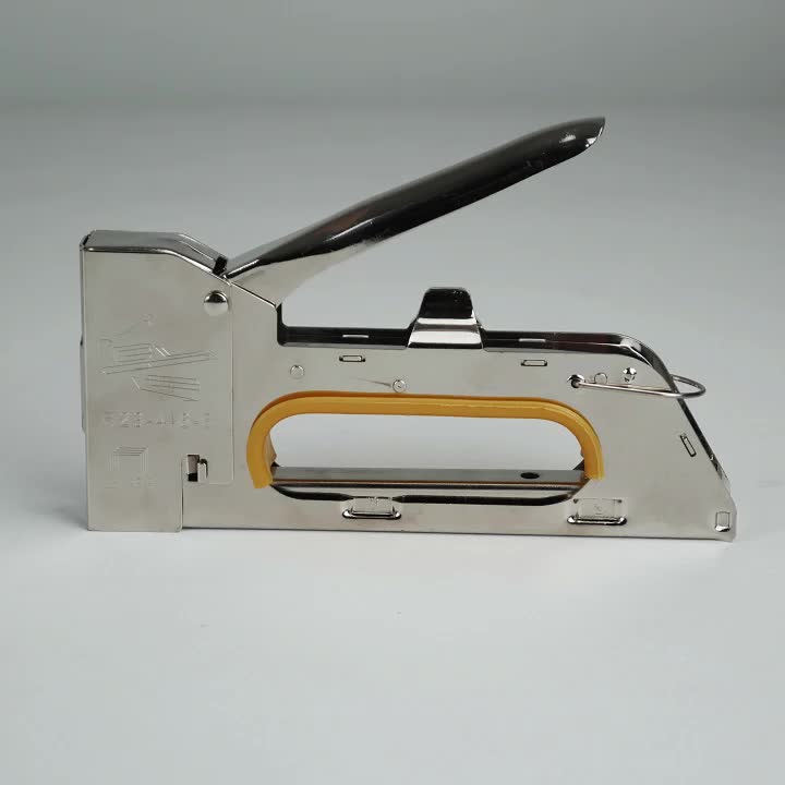 Alat Staples Tembak Gun Tracker Stapler Jepretan Untuk Perekat Jok Motor Kayu Kardus Papan