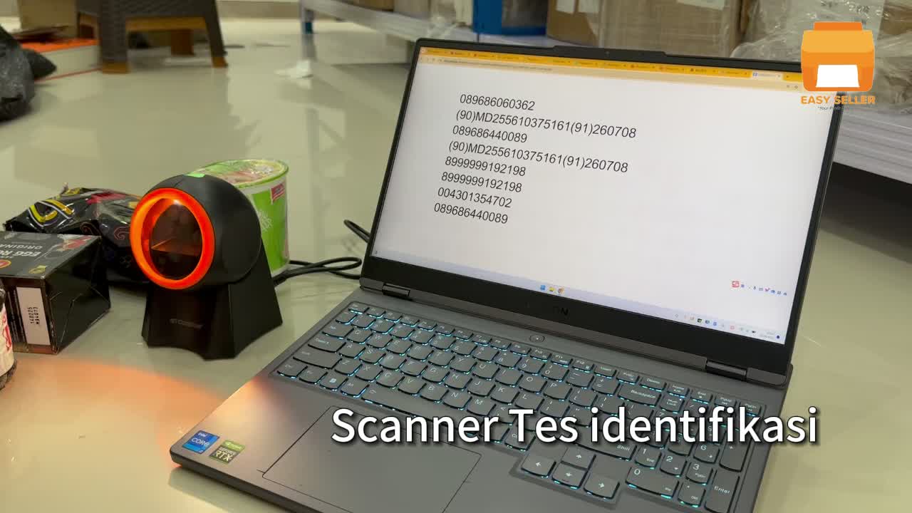 Barcode Scanner Omni 2D Auto Scan QR Code & Barcode Scan CMOS Sensor