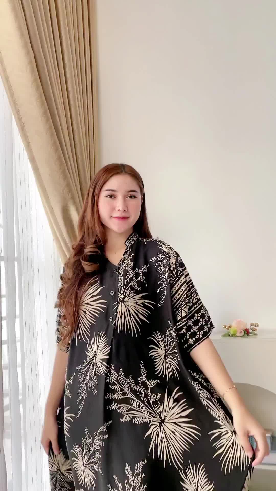 Daster ASOKA Jumbo Rayon Premium By Ademin Co / Oversize Dress