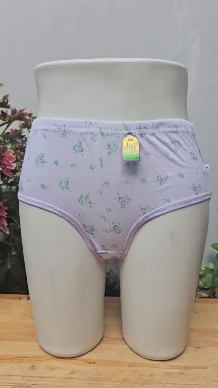 6 PCS Celana Dalam Wanita Cewek Dewasa Sablon Motif Bunga Anak Remaja Mahkota Ukuran Size M L XL XXL XXXL XXXXL 3L 4L 5L Katun J