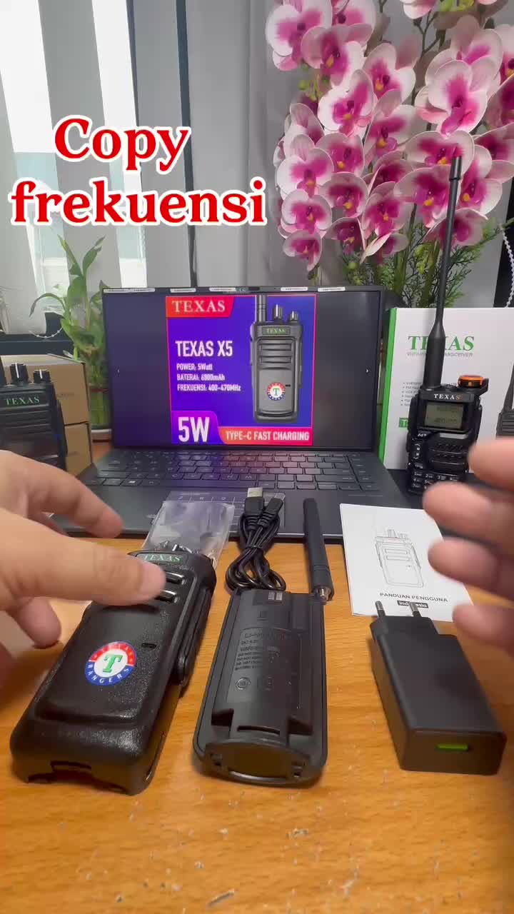 HT X5 Walkie Talkie Singleband Handy Talky