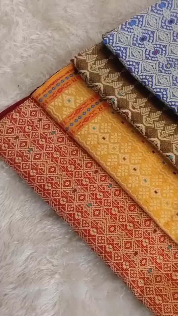 Tanjak dan Rumpak Songket Mesin Berbagai Macam Motif dan Warna