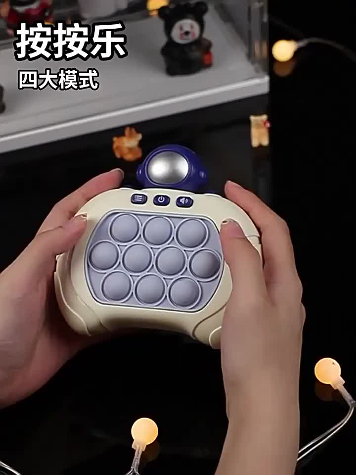 Mainan Anak Pop It Up Elektronik Push Bubble Game Fidget Toys Mesin Game Toys Push Game Pencet Bubble Tombol Led Menghilangkan Stress