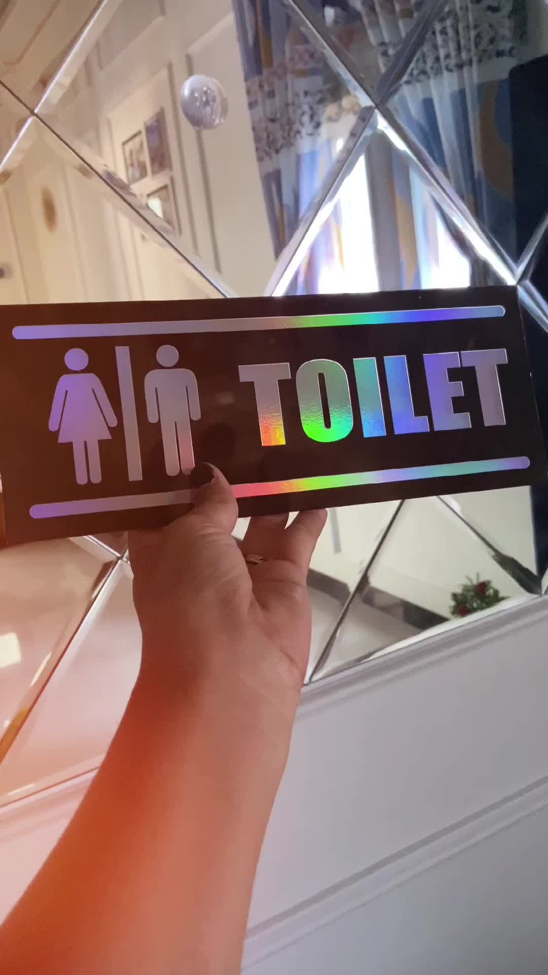 SIGNAGE AKRILIK CUSTOM TULISAN BEBAS FREE DESIGN - PAPAN TEMPEL 010 Sticker Putih