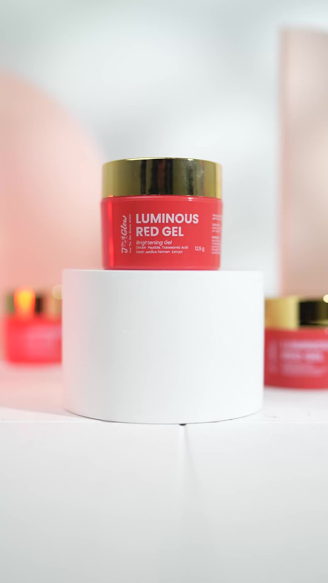 Jglow Red Gel (Melembabkan & Menghaluskan tekstur kulit) - 12,5gr