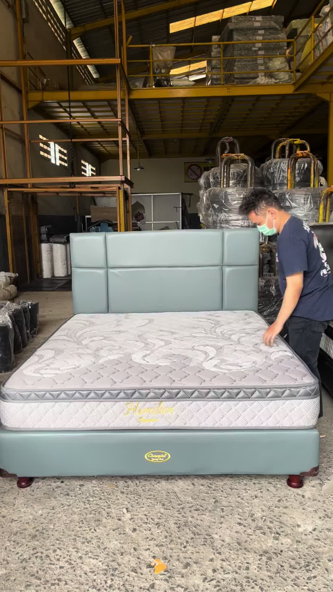Springbed Kasur Bonnel Spring Plushtop (Springbed Only) - Champion Springbed Hamilton