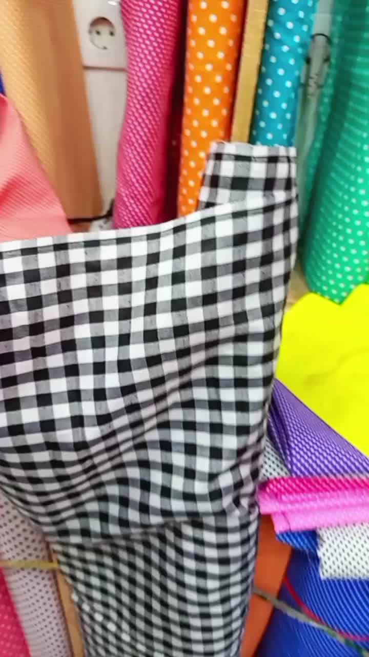 KAIN KOTAK KOTAK HITAM PUTIH 1 CENTI