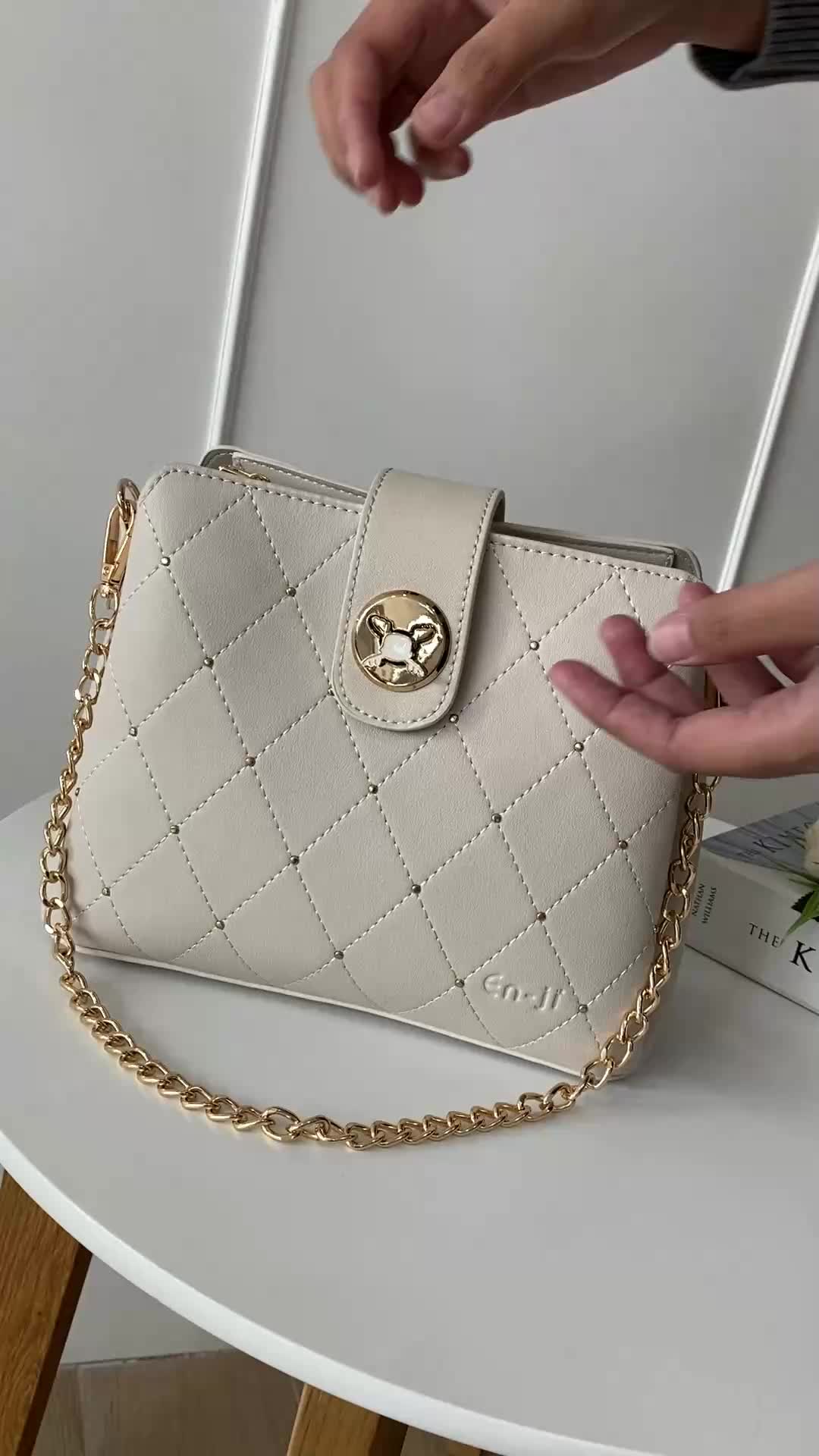 En-Ji Tas Selempang Wanita En-ji Soran Shoulder Bag - Ivory