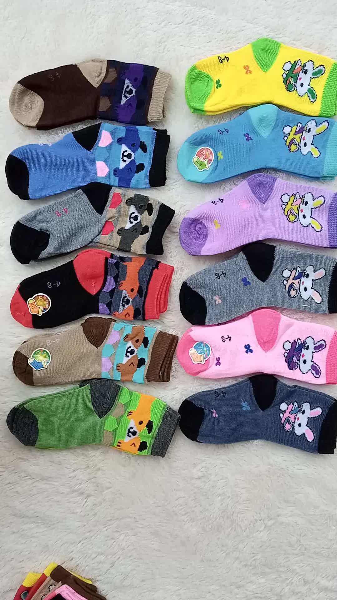 3 pasang Kaos Kaki Anak PAUD TK SD Motif Usia 2-8 Th Motif Perempuan Cowok Laki-Laki