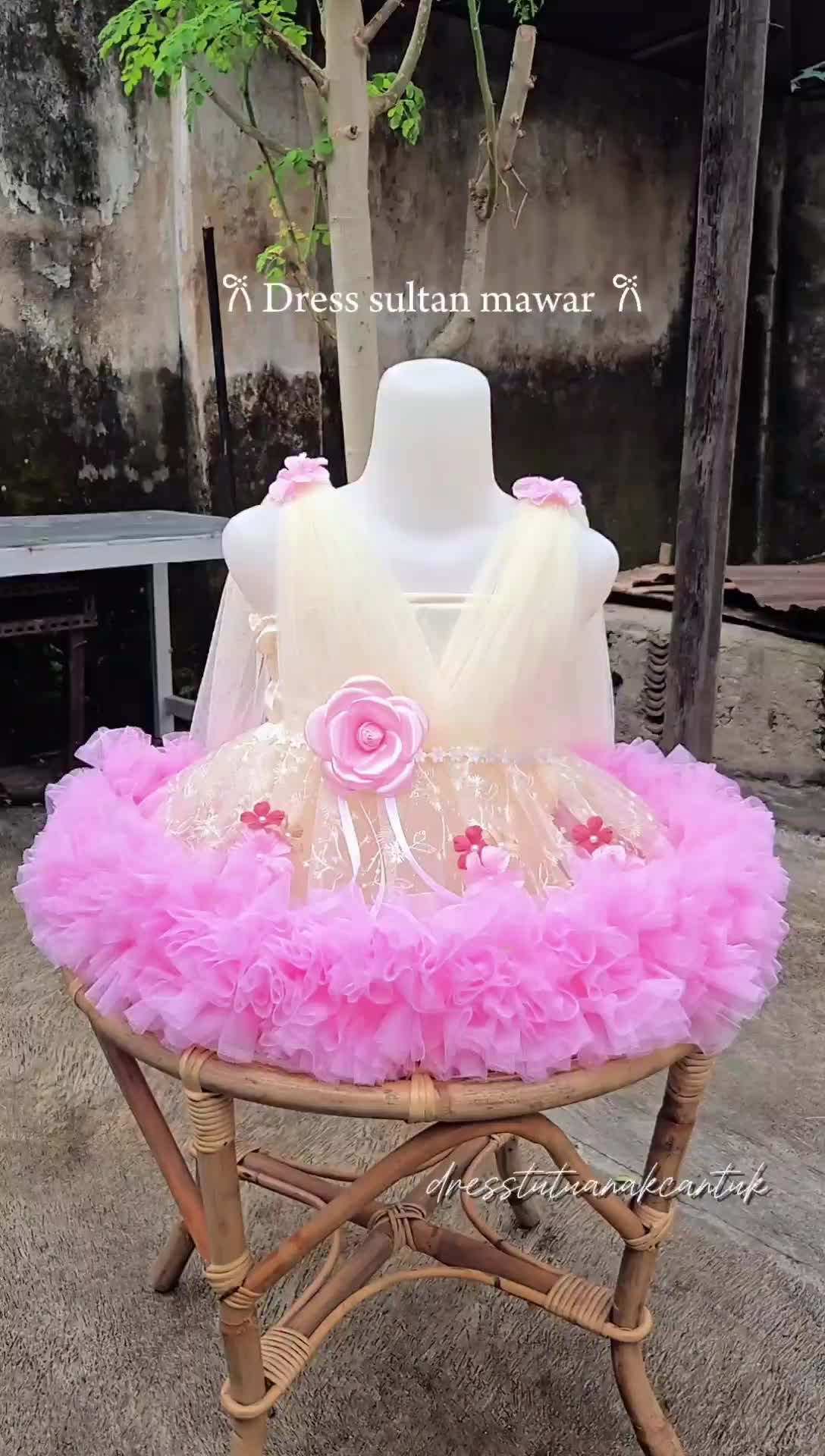Dress sultan mawar_ dressfashionanak Tutu