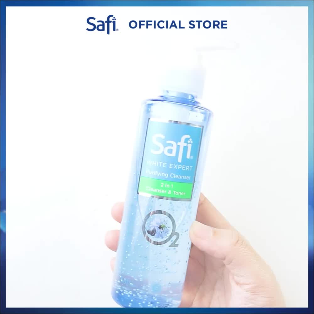 SAFI - Ultimate Bright - 2in1 Cleanser & Toner 150ml - Foam Cleanser