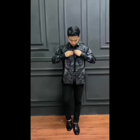 Baju Batik Kemeja Batik Pria Lengan Panjang Size M L XL XXL Murah Berkualitas Motif
