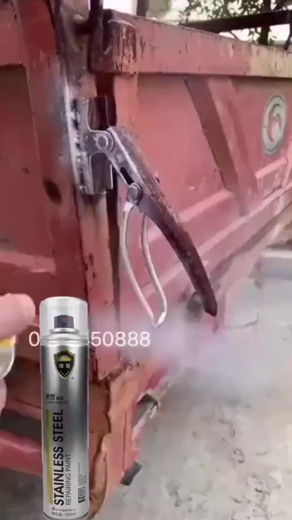 Cat Semprot Chrome 350ml Chrome Spray Pain Warna Chrome Krum Stainless Automotive Metallic Paint Chrome Car