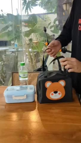 Tas Bekal Makanan Tas Bekal Anak Lunch Bag Tempat Bekal Tas Lunch Box Goodie Bag Bekal Anak Tas Sekolah