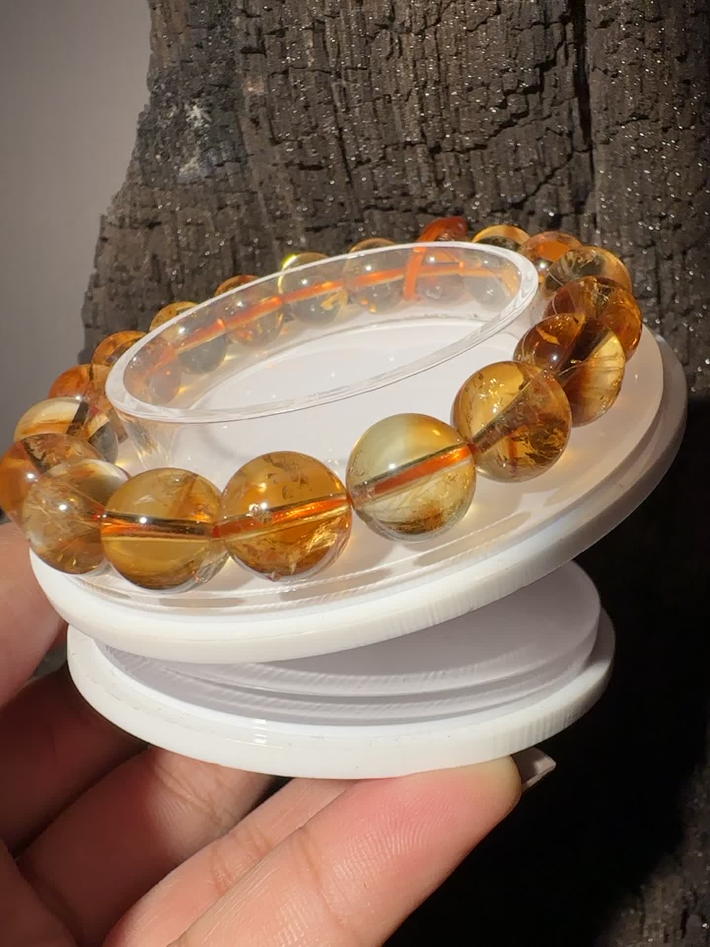Gelang Smoky Citrine Kristal Cuan harian