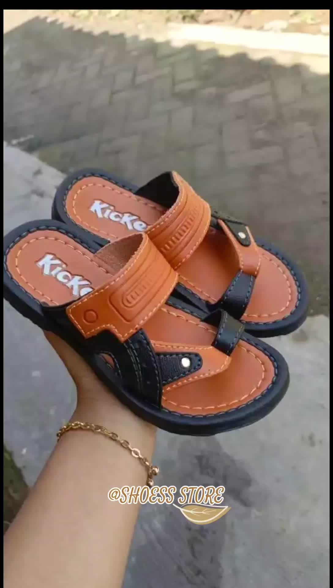 PROMO SANDAL ANAK COWOK SANDAL JAPIT ANAK USIA 3-13 TAHUN SANDAL KICKERS SANDAL KEKINIAN Fashion Sendal