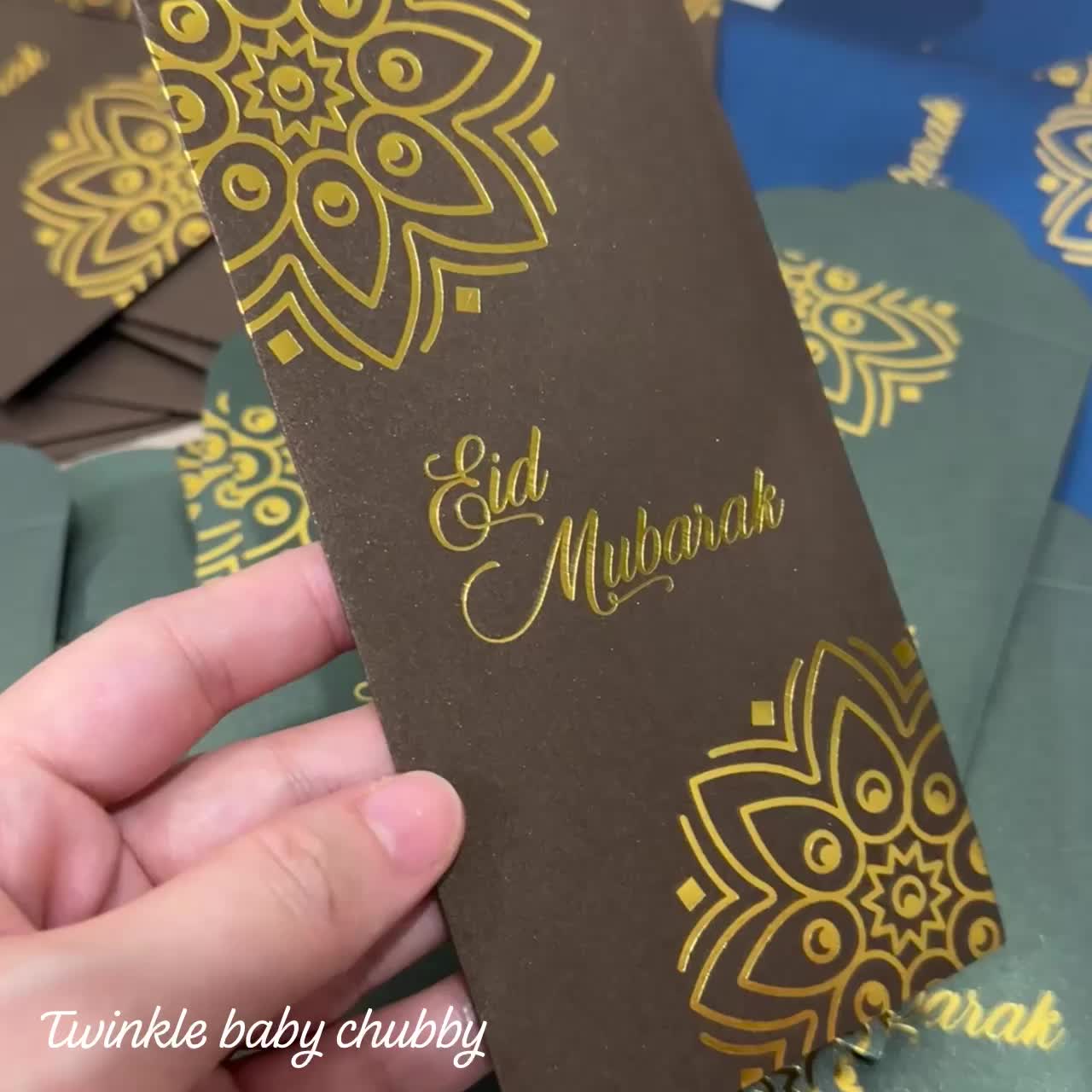 AMPLOP UANG ANGPAO THR IDUL FITRI EMAS BESAR EMBOSS EID MUBARAK RAMADAN KAREEM LEBARAN MONEY ENVELOPE HAMPERS HANG TAG KARTU CARD