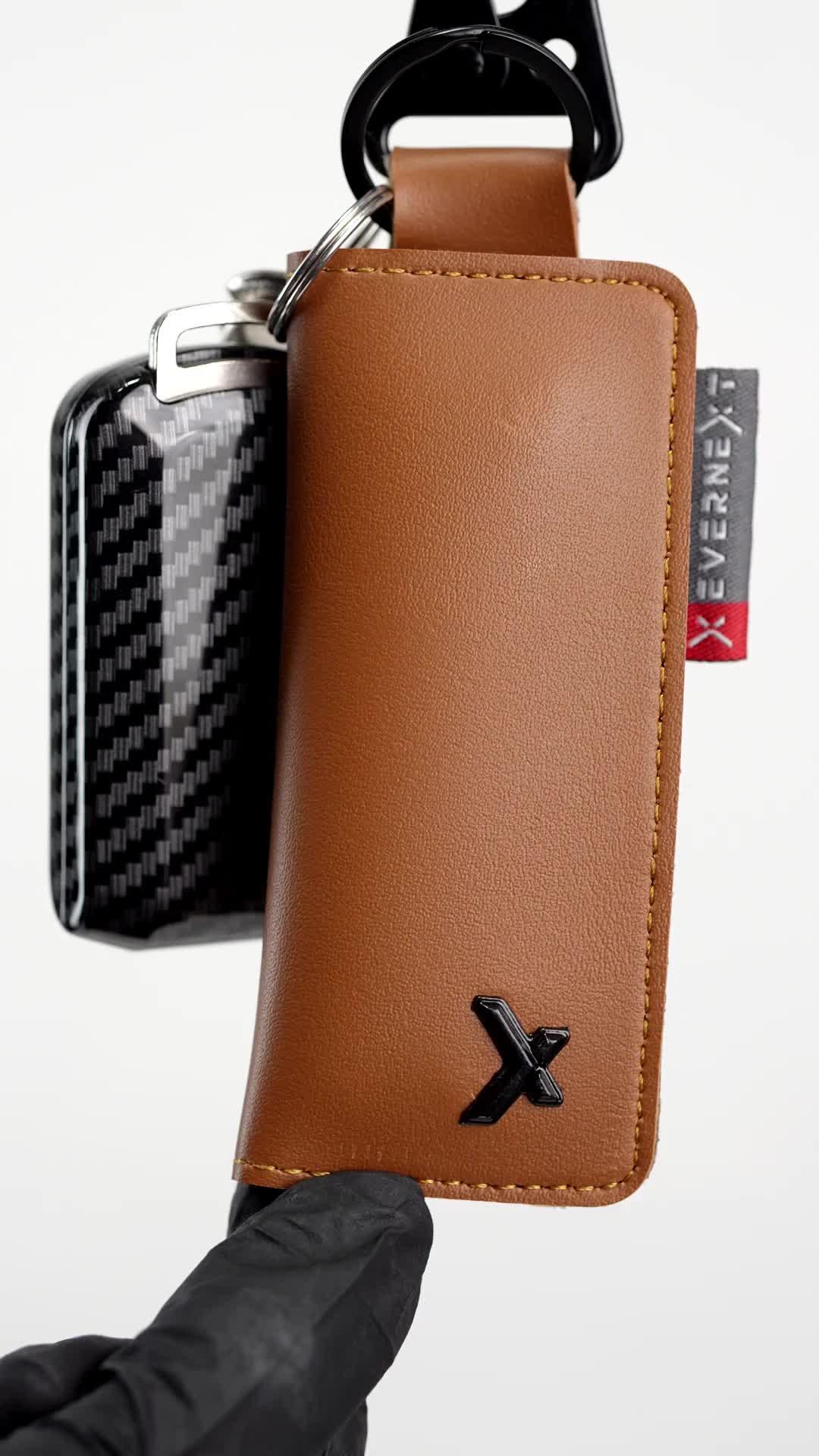 EVERNEXT - Gantungan Kunci Mobil Motor Dompet STNK Kunci Kendaraan Key Wallet Zero